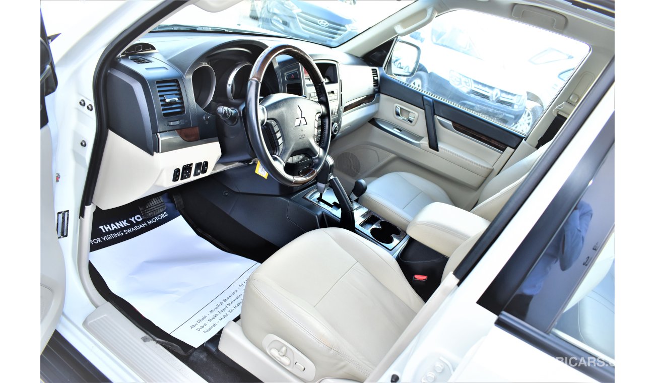 Mitsubishi Pajero 3.5L V6 GLS FULL OPTION 2014 MODEL GCC SPECS