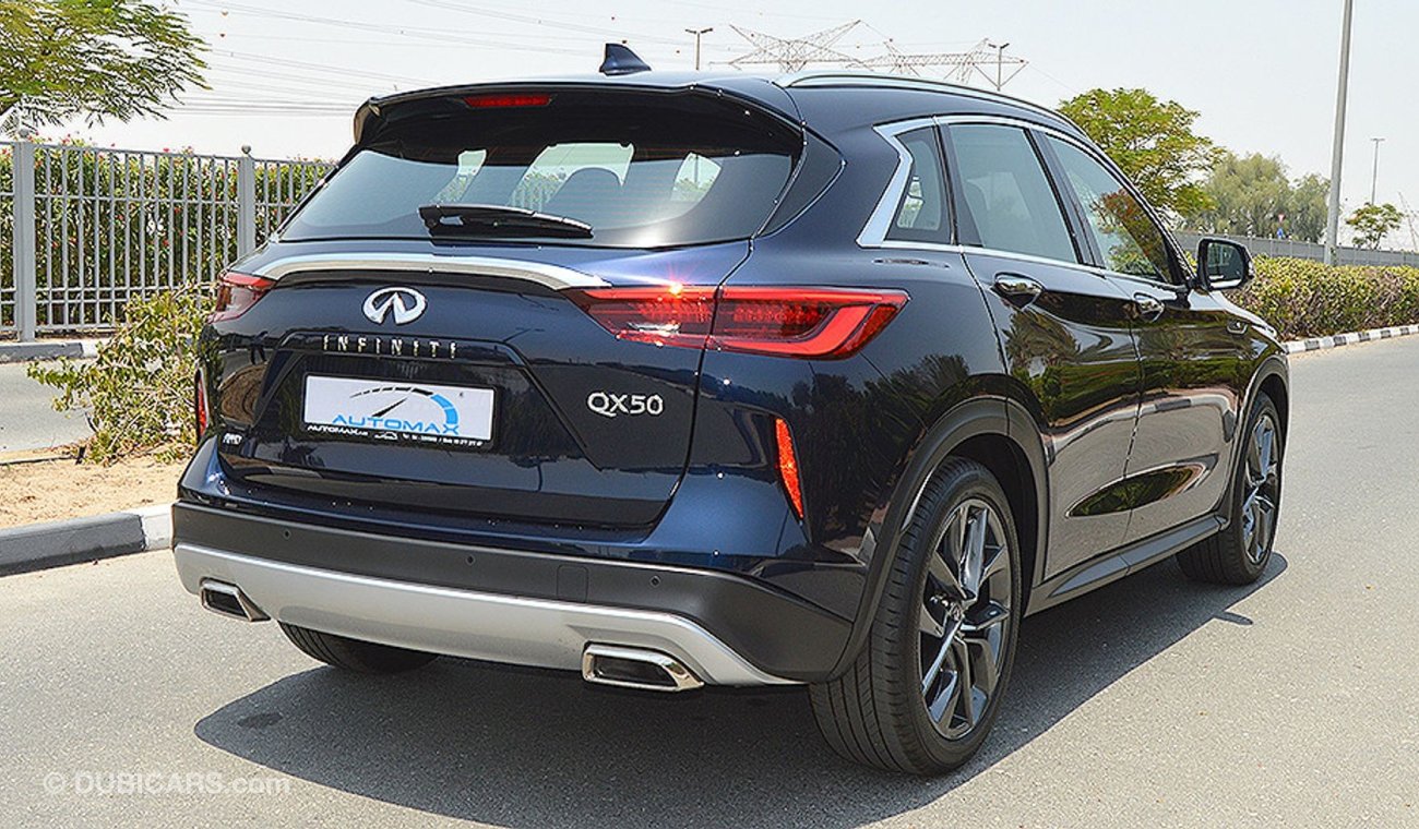 Infiniti QX50 2019, Luxe Autograph Edition, GCC, 0km w/ 5Yrs or 200K km WTY + 2Yrs or 50K km SERV from Dynatrade