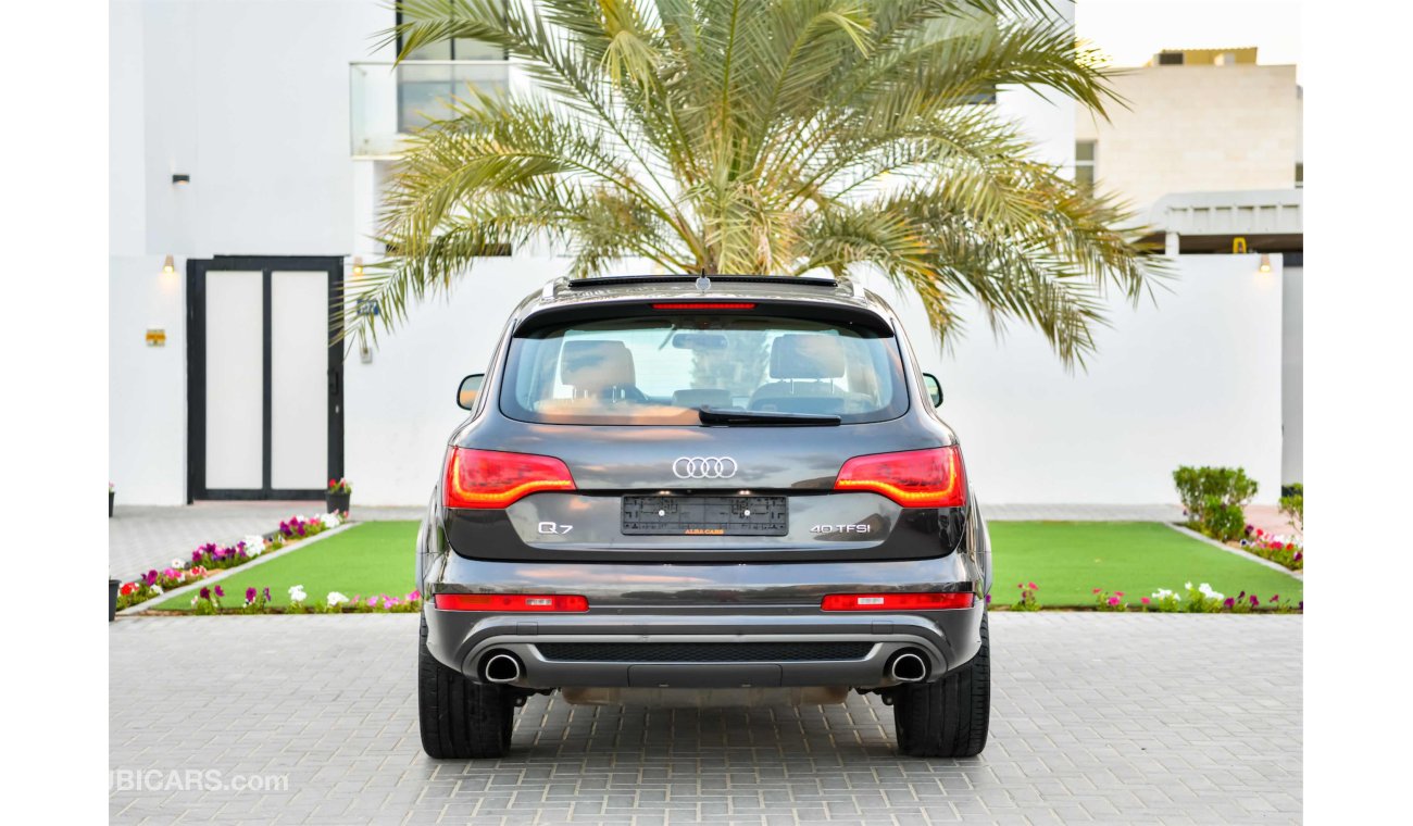 Audi Q7 Supercharged - Immaculate Condition! - AED 1,802 Per Month! - 0% DP