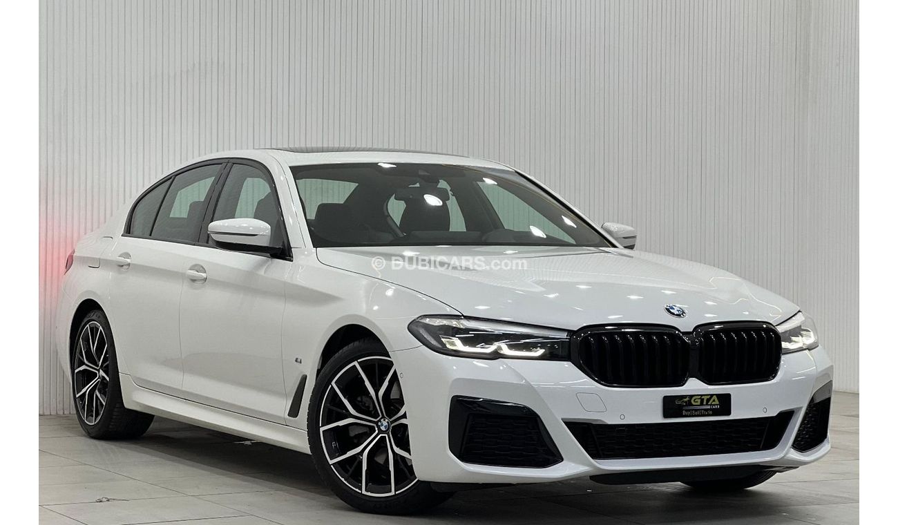 بي أم دبليو 520i M سبورت جوي كومفورت 2022 BMW 520i M-Sport, 5 Years BMW Warranty + Service Pack, Full BMW Service His