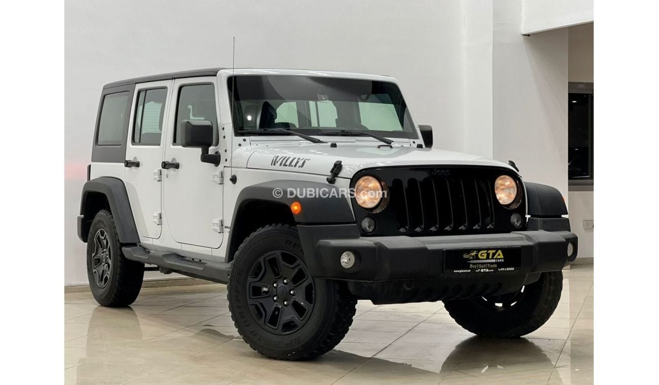 Jeep Wrangler Unlimited Willys Wheeler Unlimited Willys Wheeler 2018 Jeep Wrangler Unlimited Willys, Full Service
