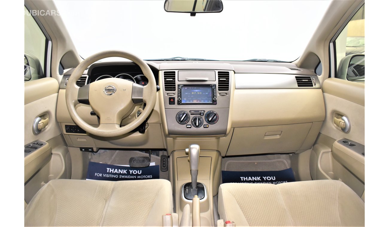 Nissan Tiida 1.8L S 2013 GCC SPECS WITH FRONT & REAR PARKING SENSORS