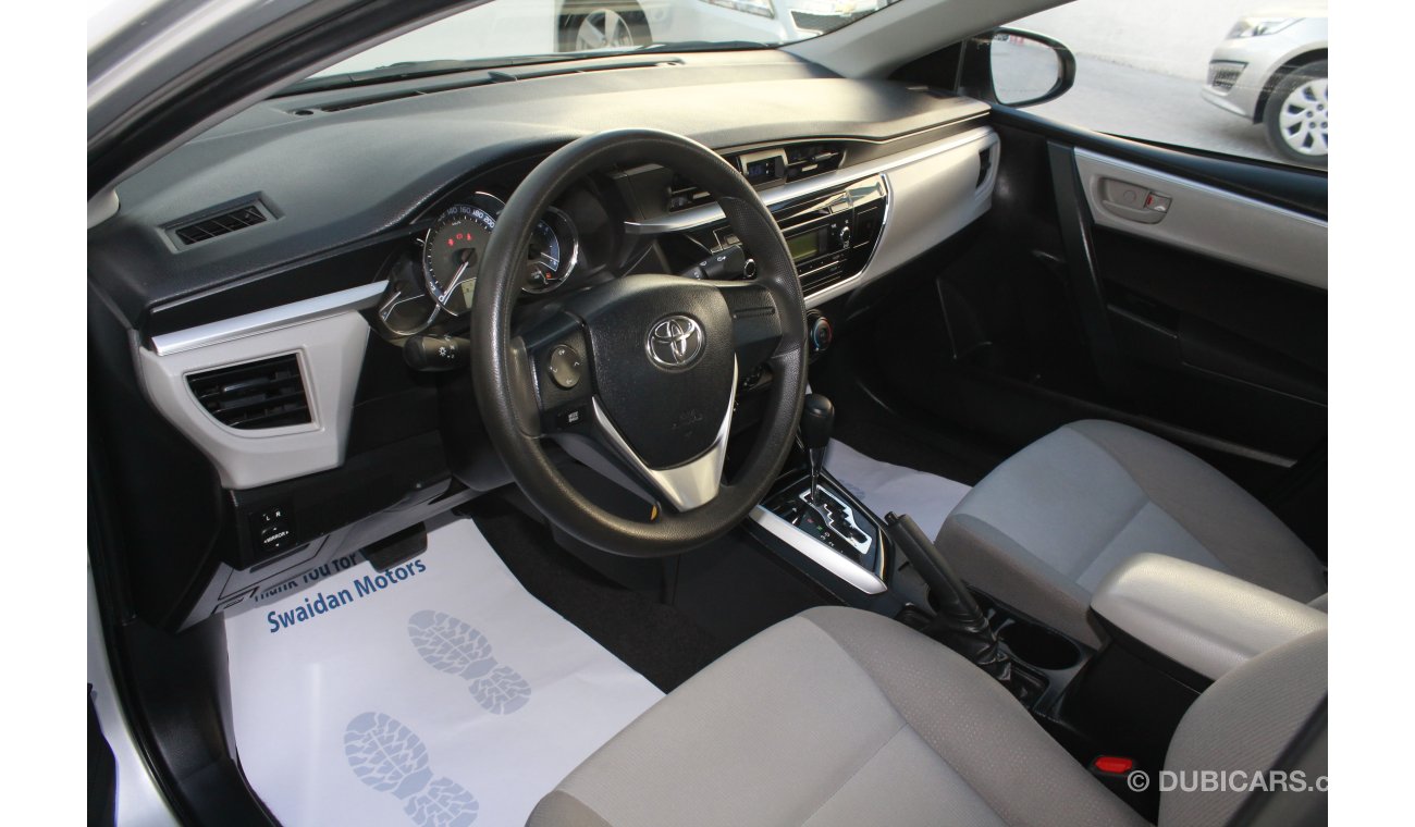 Toyota Corolla 1.6L SE 2015 model