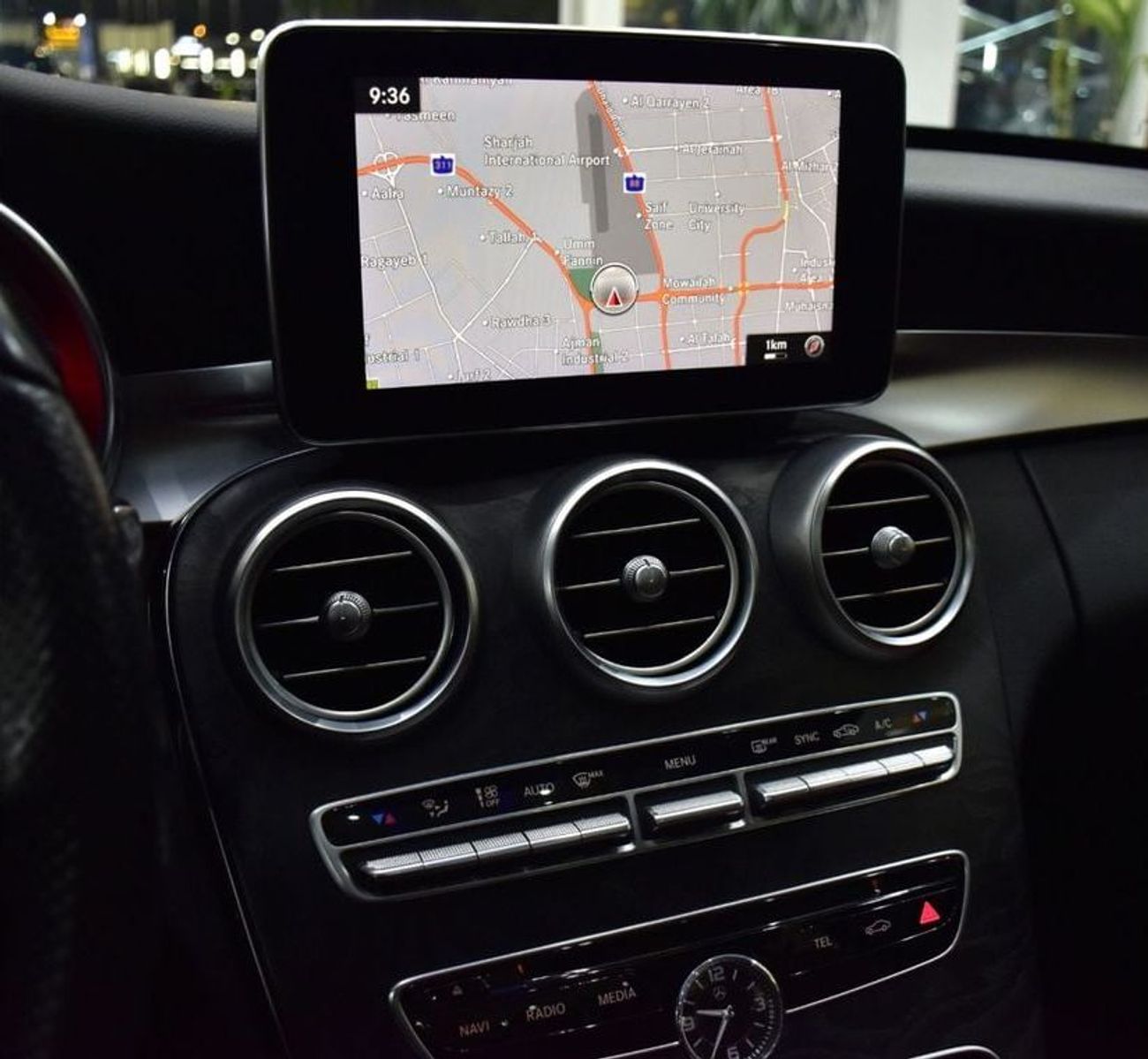 Mercedes-Benz C 200 EXCELLENT DEAL for our Mercedes Benz C200 ( 2017 Model ) in White Color GCC Specs