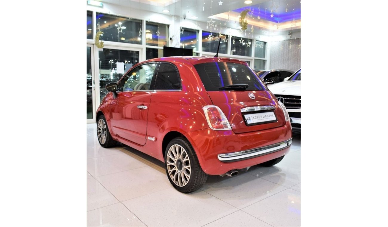 فيات 500 ONLY 52,000KM!! FIAT 500 ( 2016 Model ) in Red Color! GCC Specs