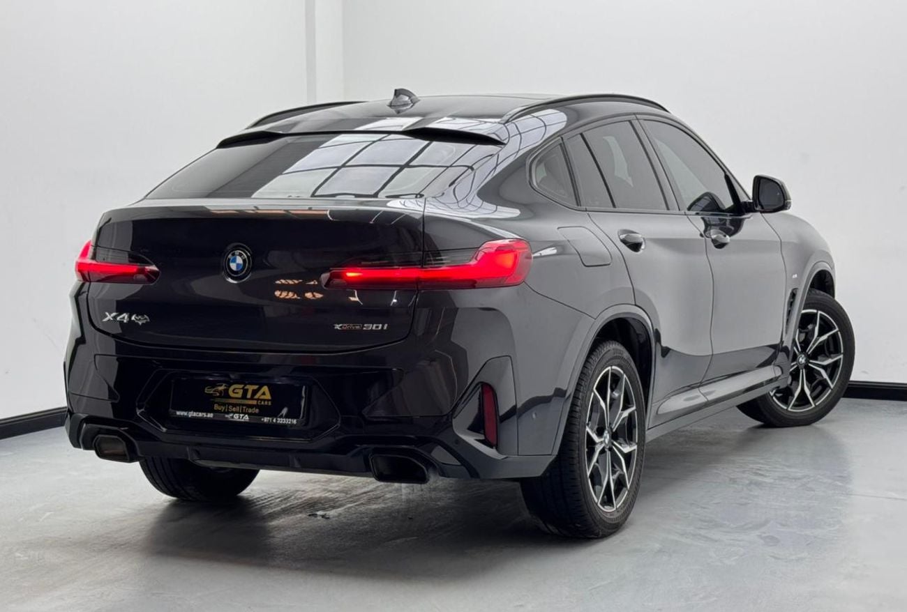 BMW X4 xDrive 30i M Sport 2.0L 2023 BMW X4 xDrive30i M-Sport, 2028 BMW Warranty, BMW Service History, GCC