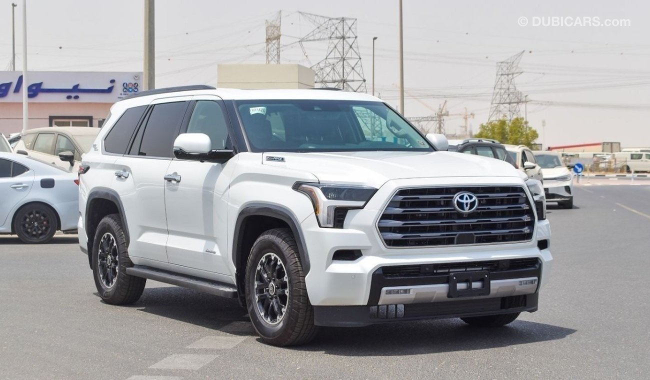 تويوتا سيكويا Brand New Toyota Sequoia Limited TRD OffRoad 3.5L | Petrol-Hybrid |White/Black | 2023 | For Export O