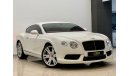 بنتلي كونتيننتال جي تي 2013 Bentley Continental GT, Full Service History, Warranty, GCC