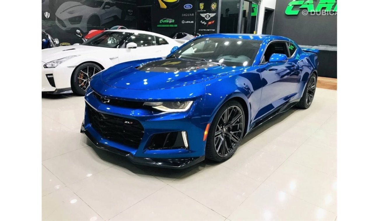 شيفروليه كامارو CHEVROLET CAMARO ZL1 2018 GCC CAR WITH FULL SERVICE HISTORY WARRANTY TILL 2024 ORIGINAL PAINT