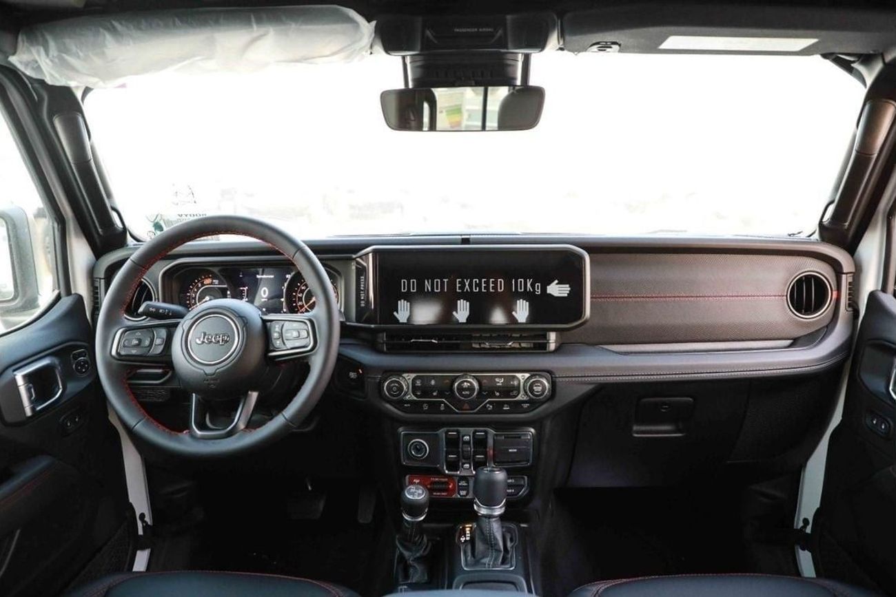 Jeep Wrangler 2024 Jeep Wrangler Rubicon Xtreme 2.0L Turbo – White inside Black & Red | Export Only