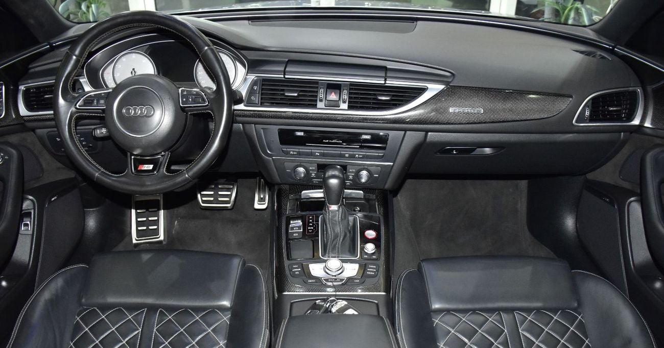 Audi S6 EXCELLENT DEAL for our Audi S6 V8T ( 2016 Model ) in Silver Color GCC Specs