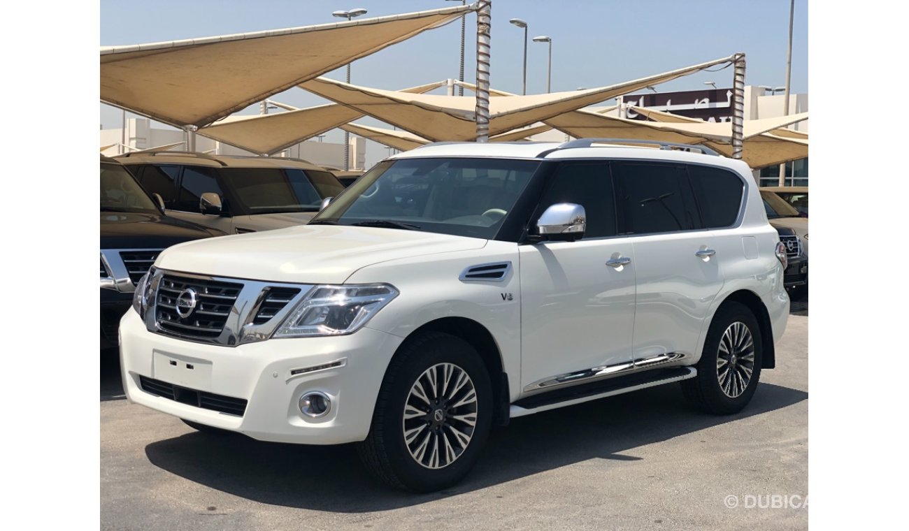 Nissan Patrol ماكينة كبيرة بلاتينيوم رادار خمس كاميرات مالك واحد