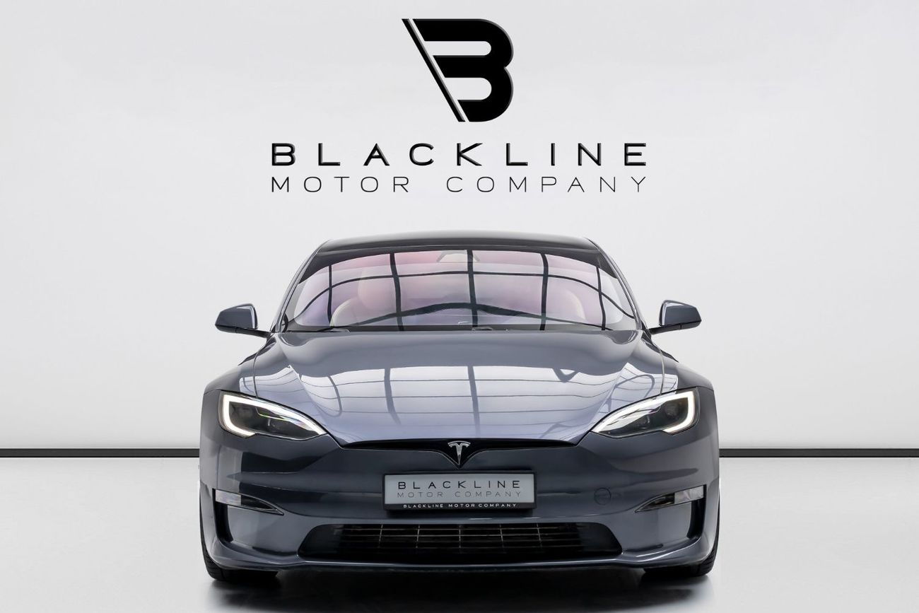 Tesla Model S Plaid (AWD) 2023 Tesla Model S Plaid, 2027 Tesla Warranty, Tesla Battery Warranty, Low KMs, GCC