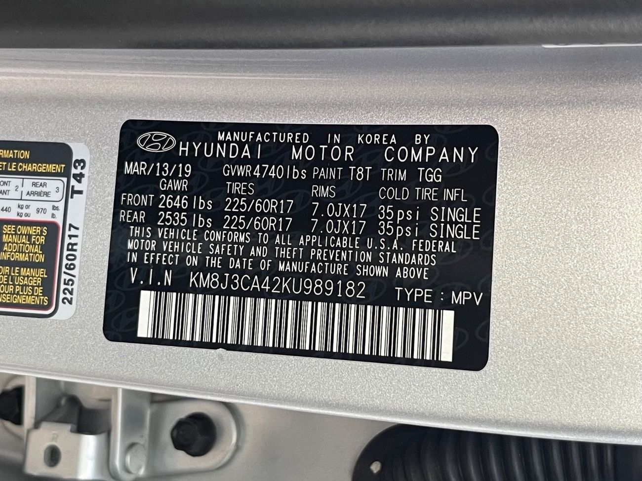 Hyundai Tucson SE 2.0L AWD 2019 HYUNDAI TUCSON 4x4 IMPORTED FROM USA