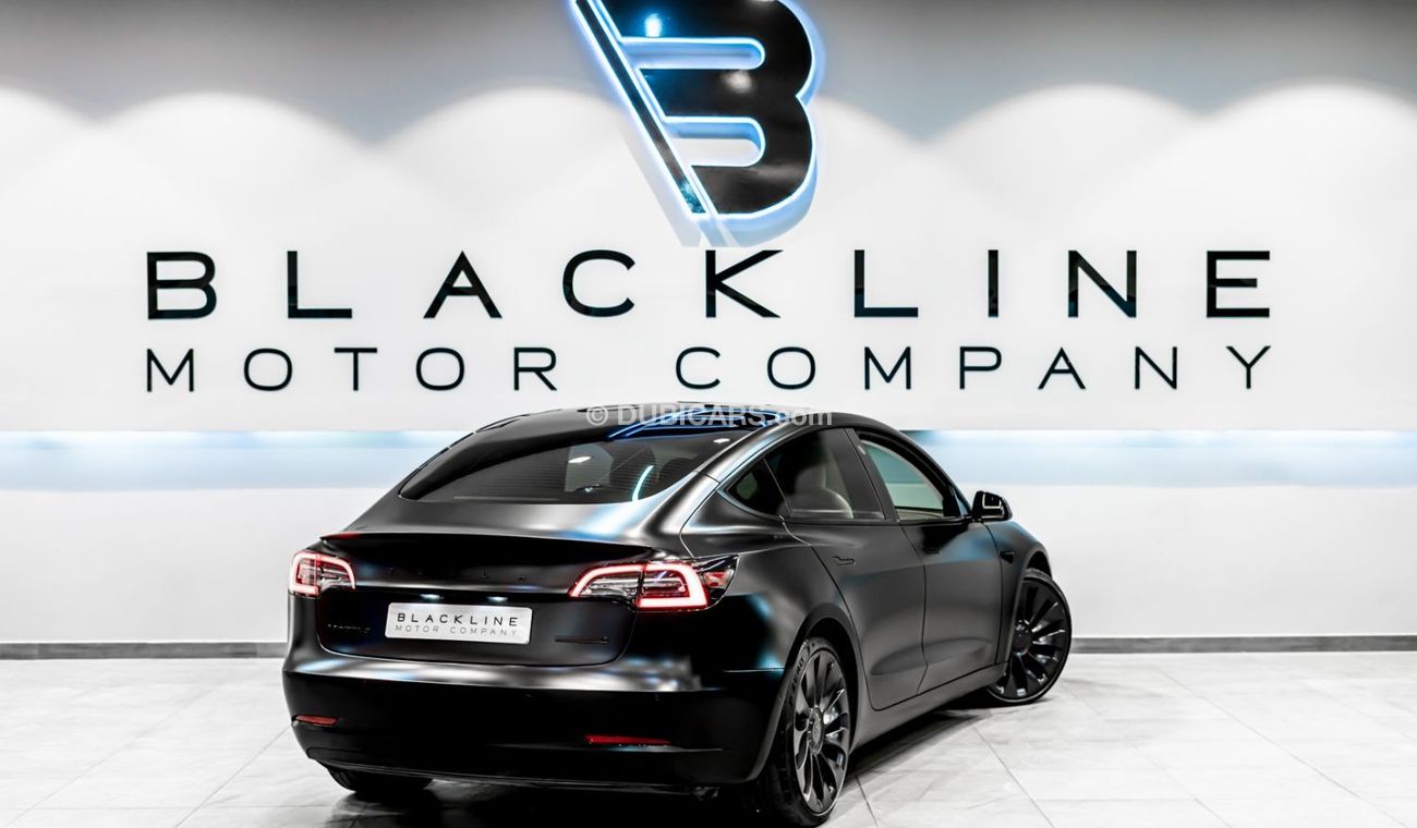 تسلا موديل 3 2021 Tesla Model 3 Performance, Tesla Warranty, Low KMs, GCC