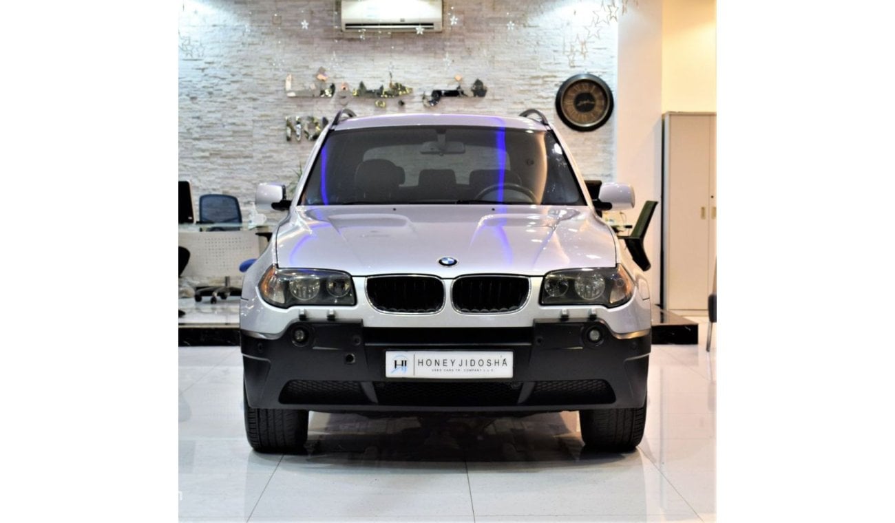 BMW X3 AMAZING BMW X3 3.0i 2004 Model!! in Silver Color! GCC Specs