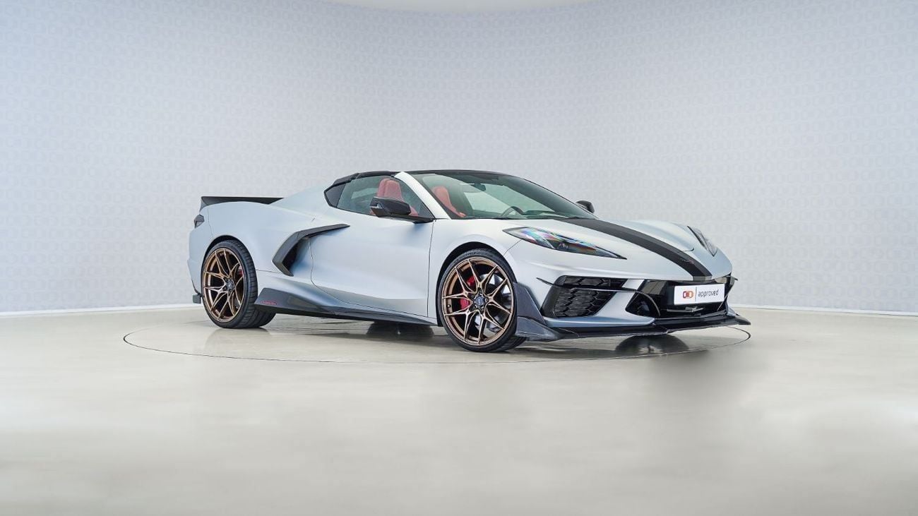 شيفروليه كورفت 2LT 6.2L (495 HP) Convertible Special Offer | AED 7,772 PM | 1 of 15 Special Example | Corvette LT2