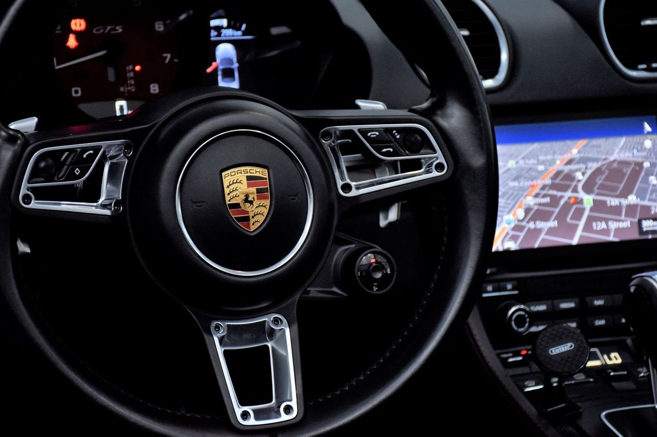 Porsche 718 Boxster EXCELLENT DEAL for our Porsche 718 Boxster GTS ( 2018 Model ) in Red Color GCC Specs