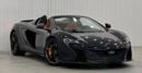 McLaren 650S 2015 McLaren 650S Spider, 17/7/2025 McLaren Warranty, Full Service History, GCC