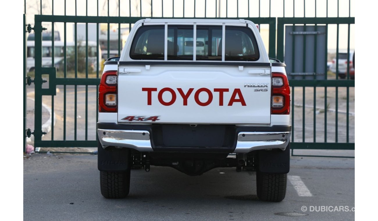 Toyota Hilux 2023 Toyota Hilux 4x4 DC 2.8 - Super White inside Maroon