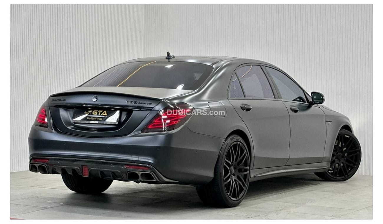 مرسيدس بنز S 63 AMG 2015 Mercedes-Benz Brabus S63 AMG, Service History, 650HP, Low kms, GCC Specs