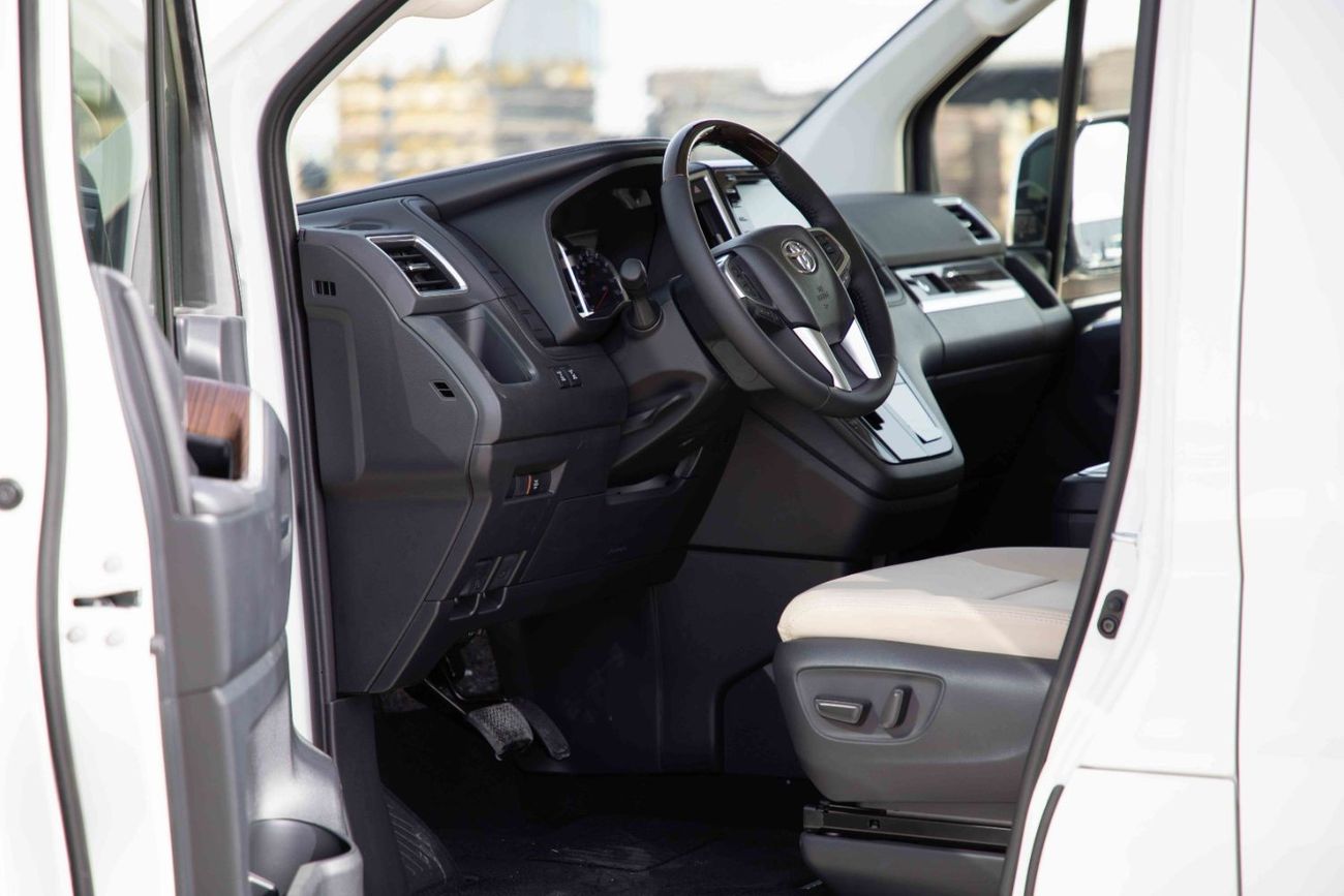 Toyota Granvia 2023 Toyota Granvia 2.8 V - White Pearl inside Black