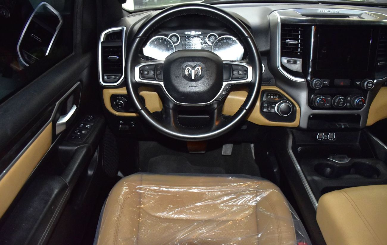 رام 1500 EXCELLENT DEAL for our Dodge Ram 1500 BIG HORN ( 2022 Model ) in Black Color American Specs