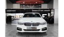 BMW 540i M Sport AED 2,000 P.M | 2018 BMW 5 SERIES 540i MSPORT FULLY LOADED | ORIGINAL PAINT | GCC | UNDER WA