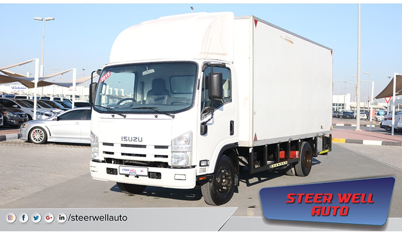 إيسوزو NPR BOX WITH TAIL LIFT 2015 PICKUP WITH GCC SPEC
