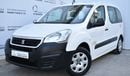 Peugeot Partner Tepee COMBI B9 1.6L MANUAL 2016 GCC DEALER WARRANTY AND FREE INSURANCE