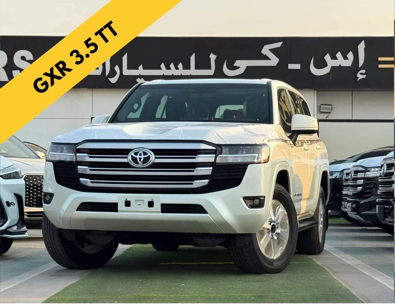 تويوتا لاند كروزر GXR TWIN TURBO || 3.5L PETROL V6 | DRIVER PWR SEAT | SUNROOF | COOL BOX (CODE # GXR3B)