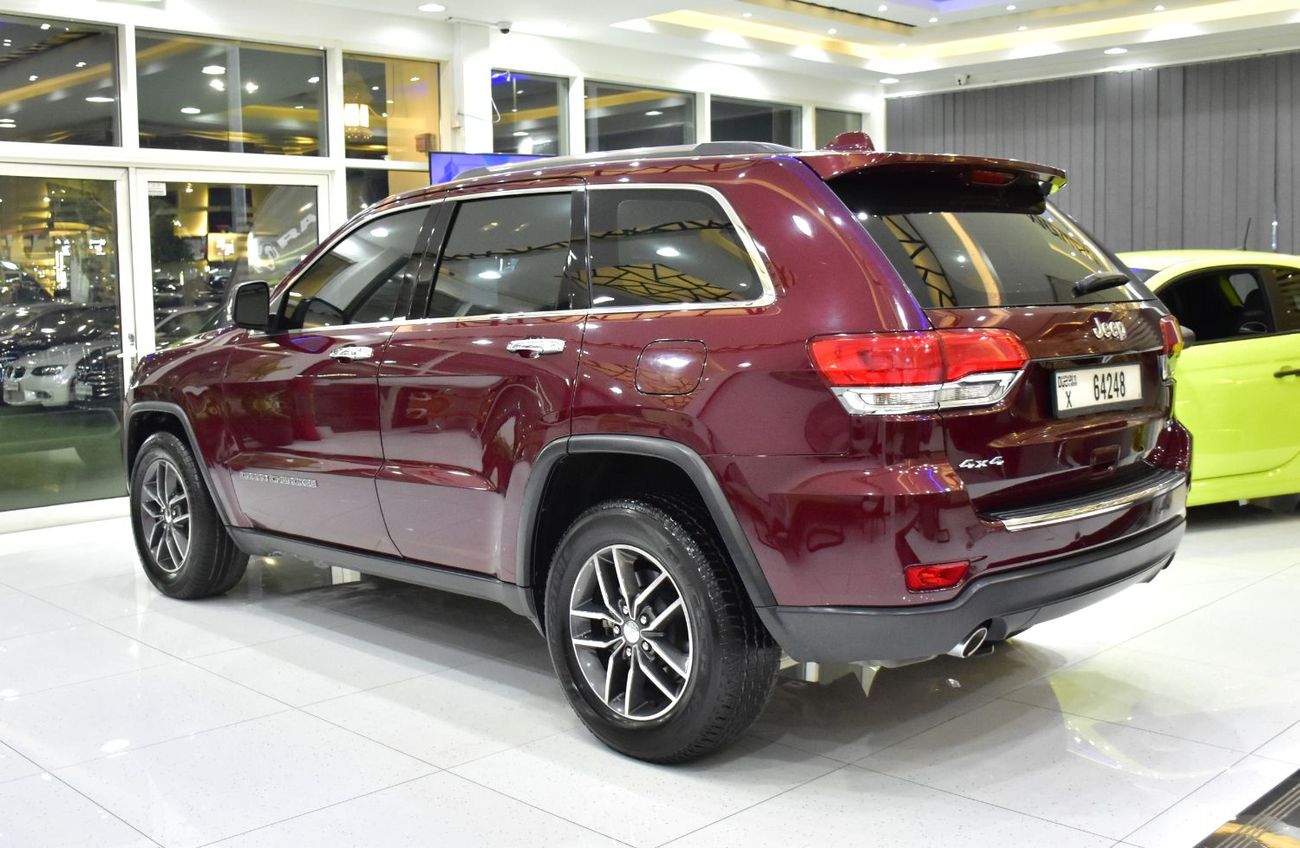Jeep Grand Cherokee EXCELLENT DEAL for our Jeep Grand Cherokee Limited 4x4 ( 2017 Model ) in Red Color GCC Specs