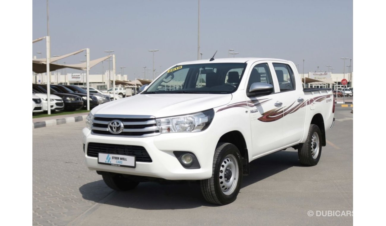 Toyota Hilux 2018 - 4X4 DOUBLE CABIN WITH GCC SPECS