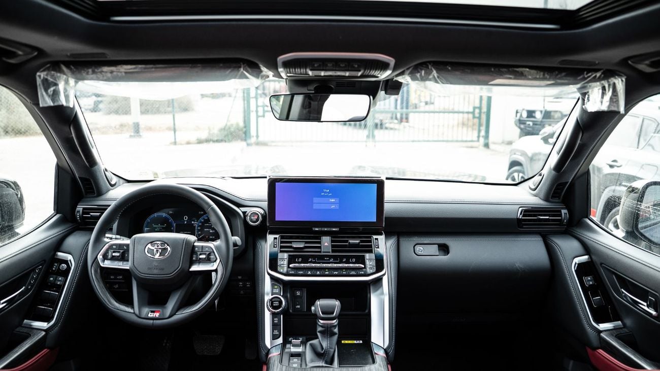 تويوتا لاند كروزر GRS 3.5L - Attitude Black Inside Maroon | Export Only