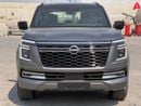 نيسان باترول LE بلاتينيوم سيتي (الخارج: رمادي + سقف أسود، الداخل: عنابي)