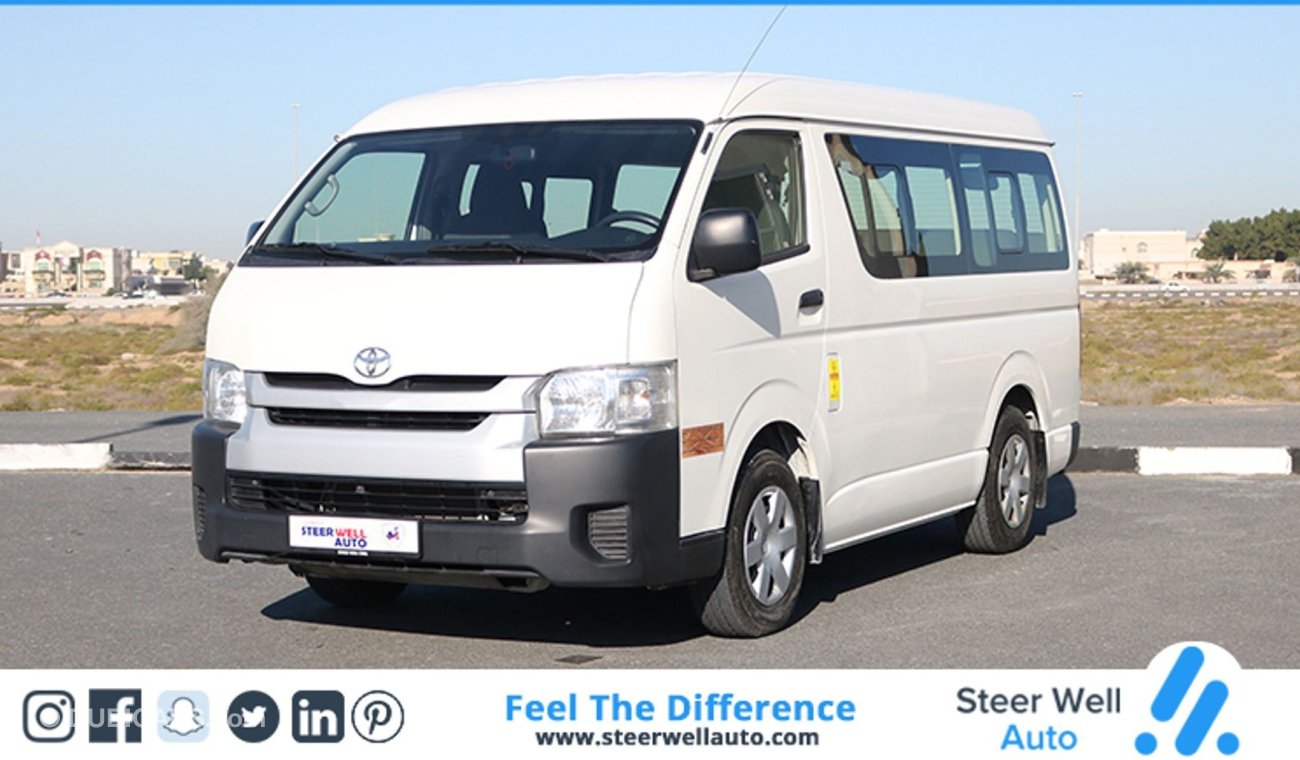 Toyota Hiace MID ROOF 15 SEATER BUS