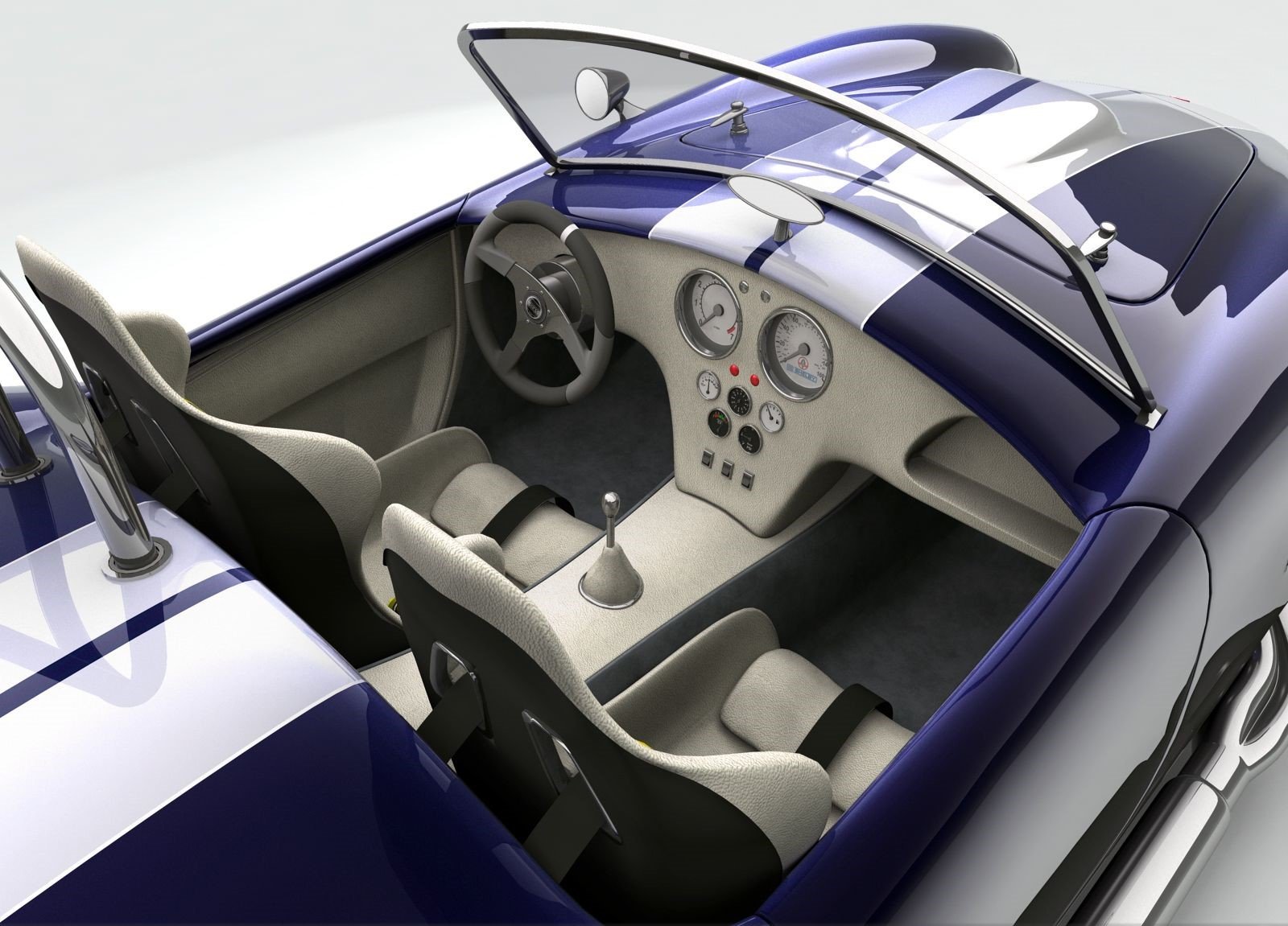 AC Cobra interior - Cockpit