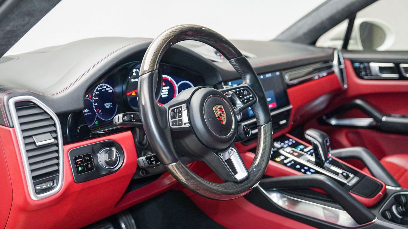 Porsche Cayenne Turbo 4.0L (550 HP) | AED 4,742 PM | Warranty March -2026 | GCC