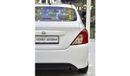 نيسان صني EXCELLENT DEAL for our Nissan Sunny ( 2020 Model ) in White Color GCC Specs