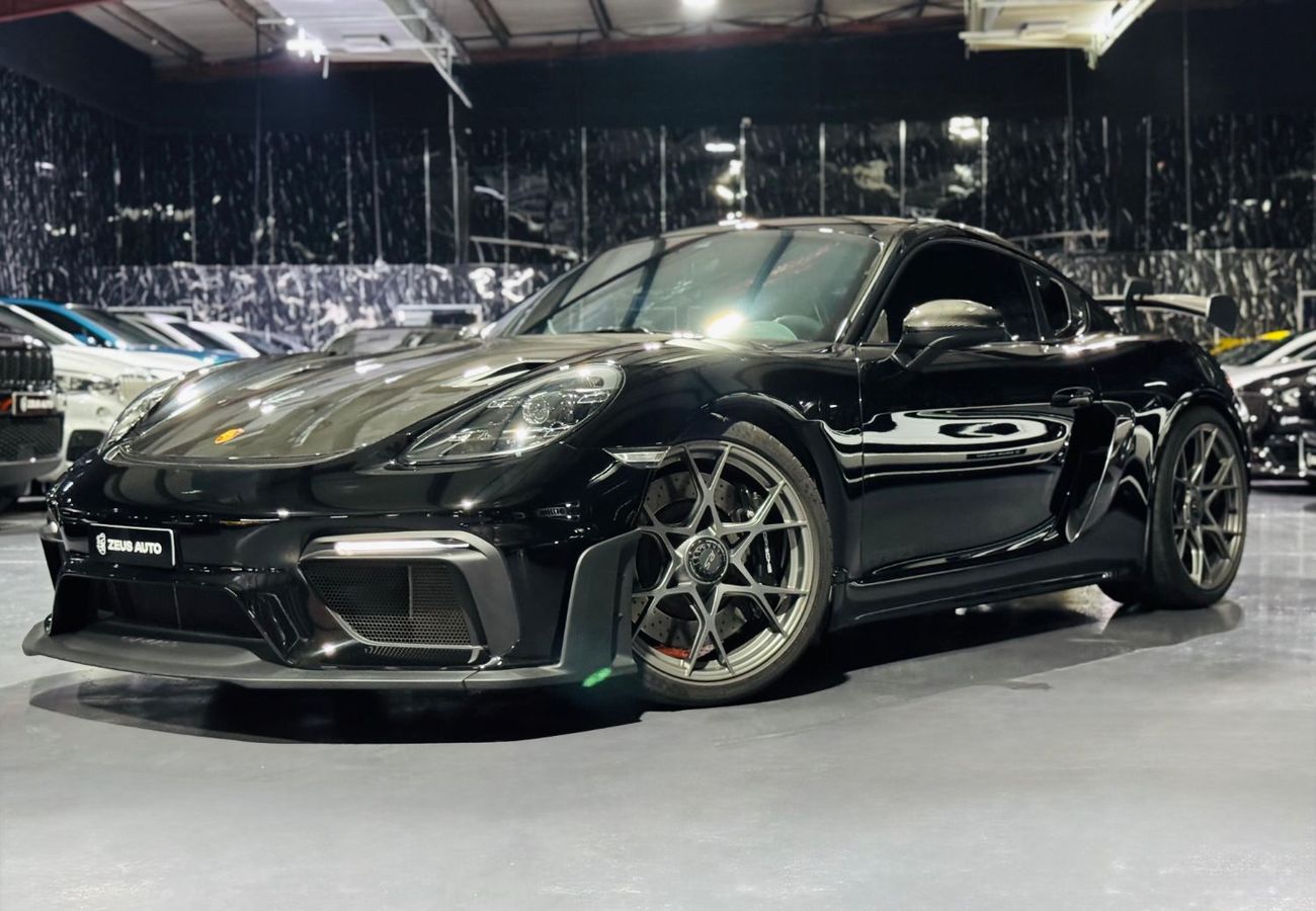 بورش كايمان 718 GT4 RS 4.0L (493 HP) A/T 2022 Porsche 718 Cayman GT4 RS Weissach Edition, 2026 Porsche Warranty, Ver