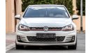 Volkswagen Golf GTI (40th Year Edition) 2015 GCC under Warranty with Zero Down-Payment.