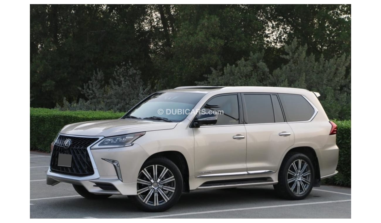 لكزس LX 570 بلاتينوم لكزس ال اكس 570 خليجي 2017 صبغ وكالة بحالة ممتازه بدون حوادث