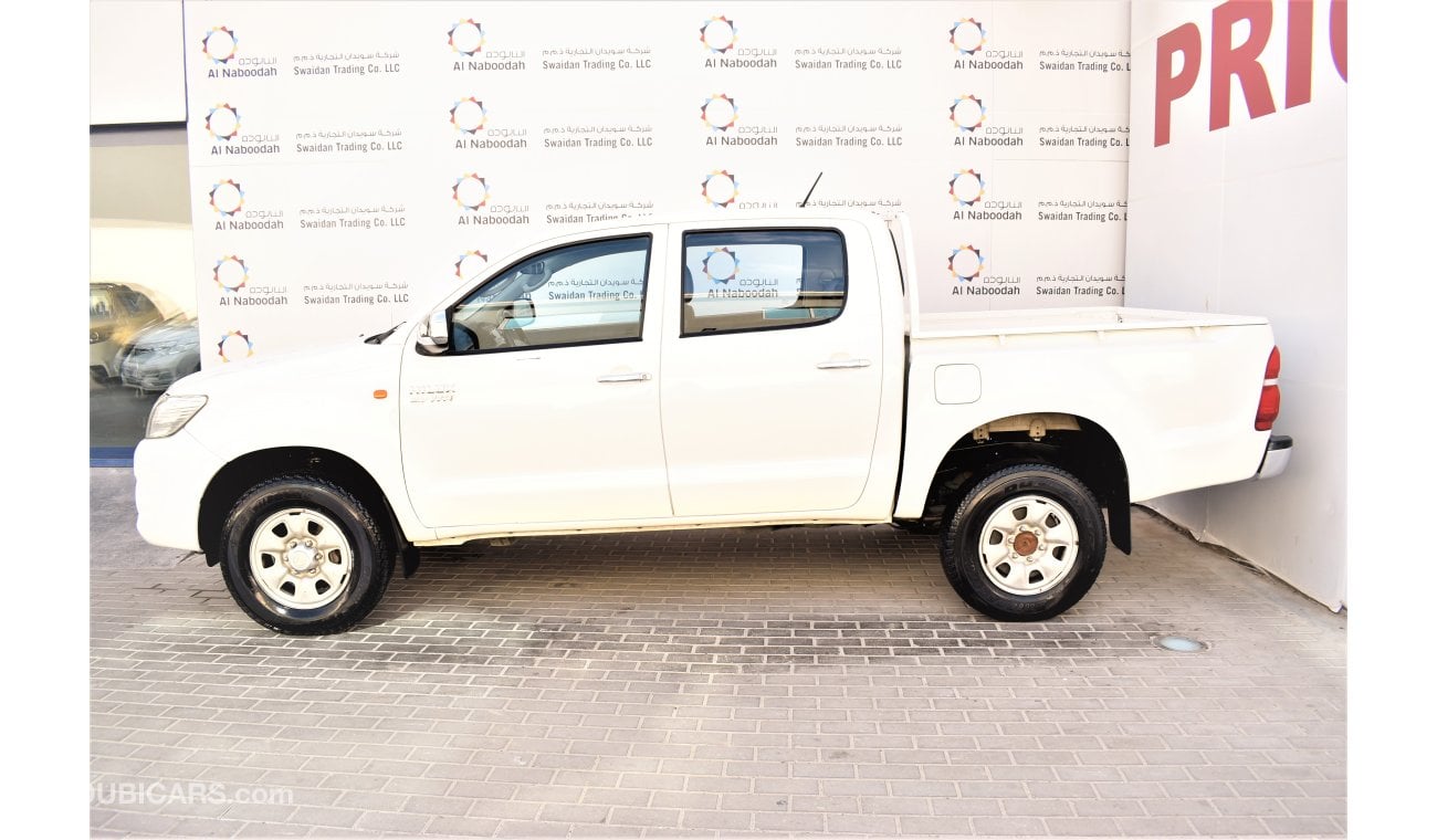 Toyota Hilux 2.7L 4WD GL DOUBLE CABIN 2015 GCC SPECS