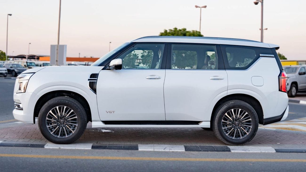 Nissan Patrol LE PLATINUM CITY 2026 Nissan Patrol LE Platinum 3.5L AT Petrol TT (White-Red) (Export Only)