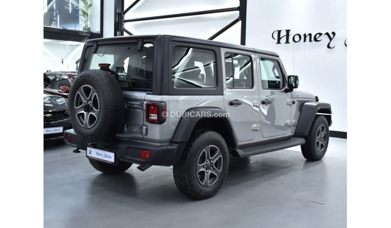 Jeep Wrangler EXCELLENT DEAL for our JEEP Wrangler Unlimited SPORT ( 2019 Model! ) in Grey Color! GCC Specs
