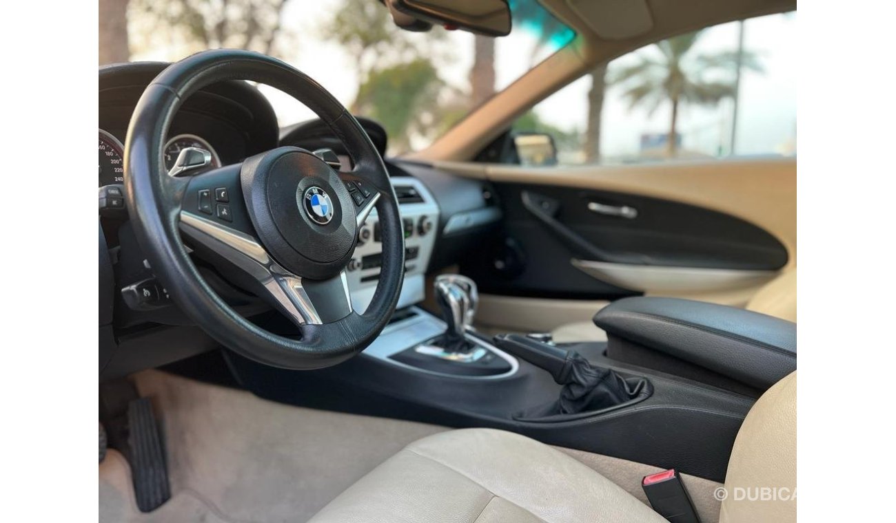 بي أم دبليو 650 BMW 650I 2009 GCC IN PERFECT CONDITION