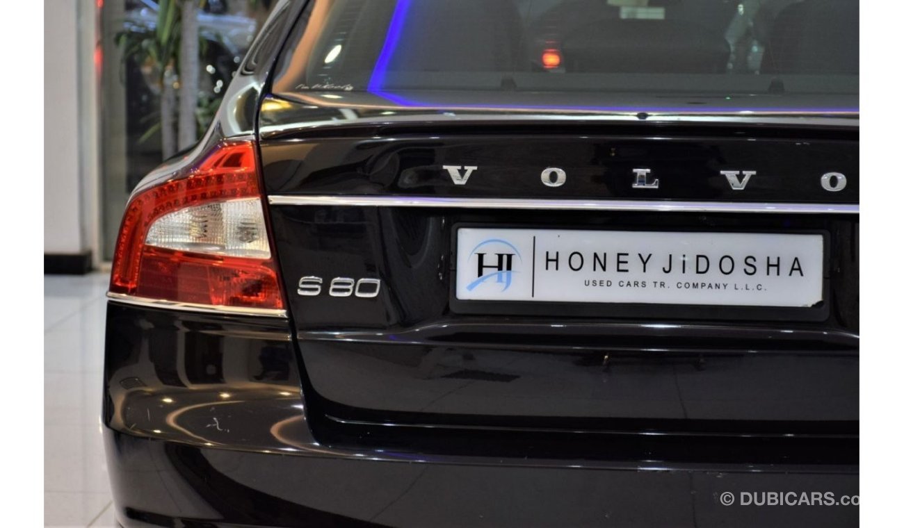 فولفو S80 AED 1,116 Per Month / 0% D.P | Volvo S80 T6 AWD 2015 Model!! in Black Color! GCC Specs