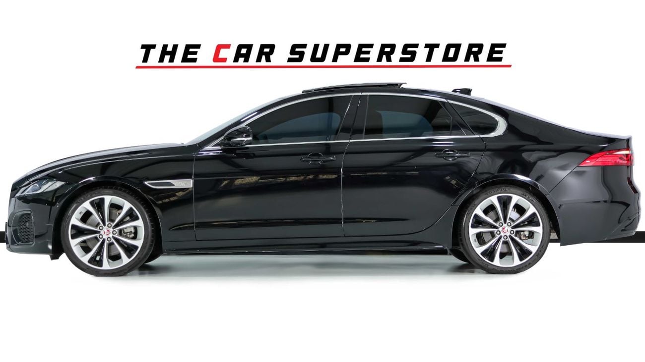 Jaguar XF R-Sport 3.0L Al Tayer Full Service History-Red/Black Full Leather Interior-Premium Sound System