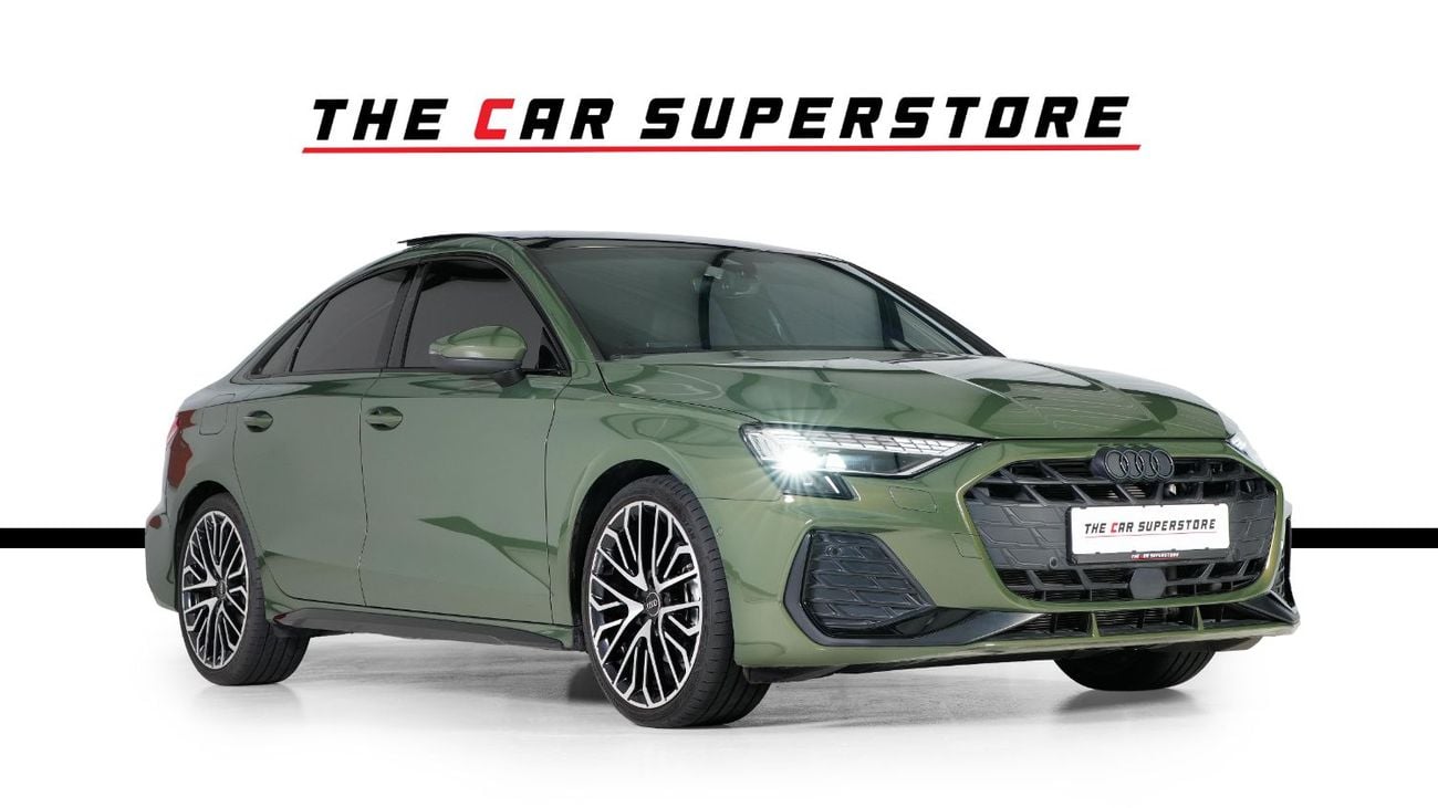 Audi A3 35 TFSI S Line 1.4L S line-GCC-District Green--Audi warranty & service valid till 2030