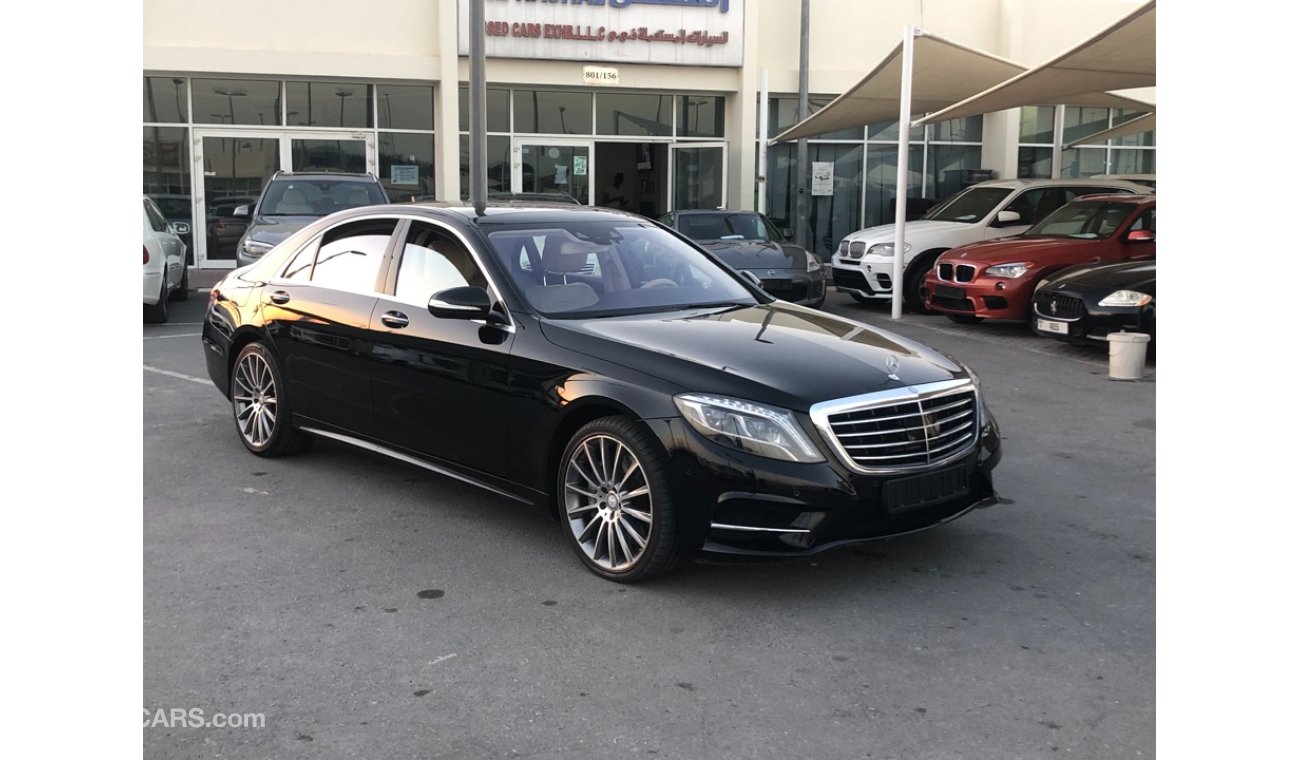 مرسيدس بنز S 500 موديل 2015 خليجي فل مواصفات ردار وتحديد مسار  وشاشه وبانوراما وستاير خلفيه وتبريد وتسخين في الكراسي